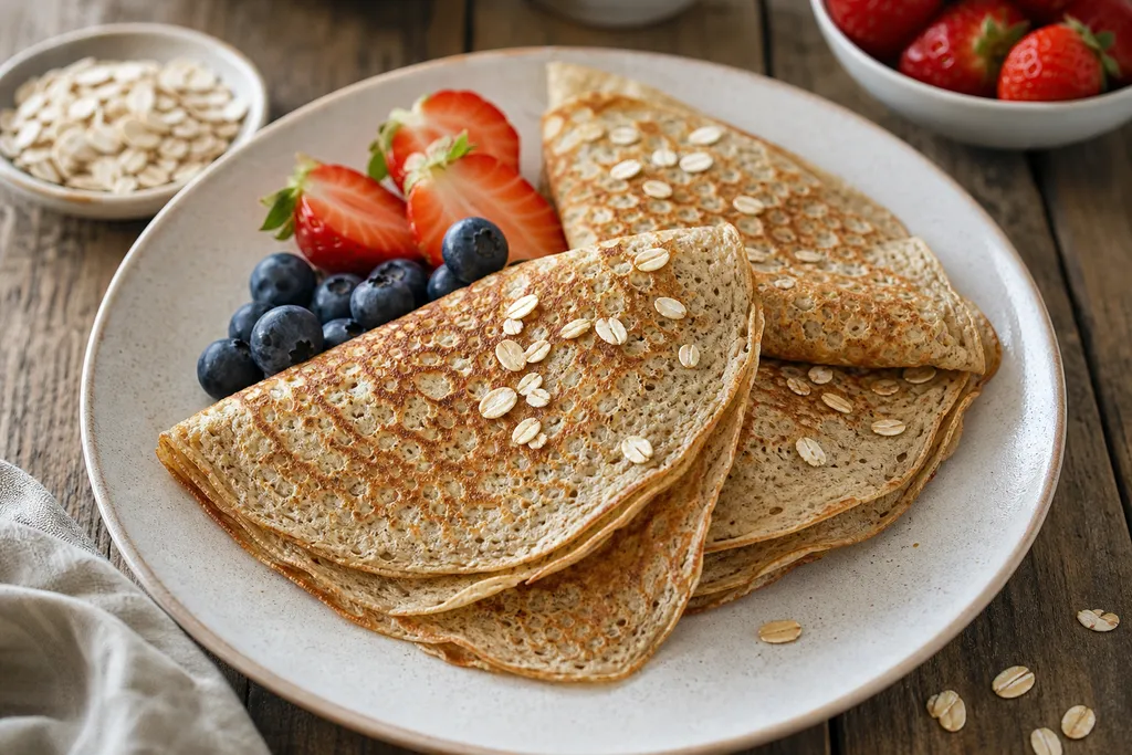Crêpes aux Flocons d'Avoine