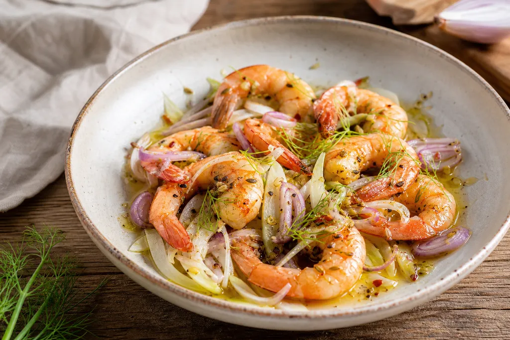 Crevettes Marinées