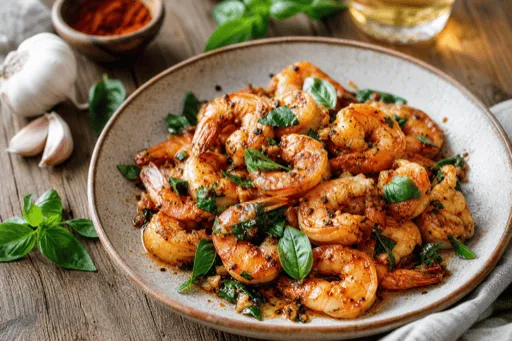 Crevettes Sautées
