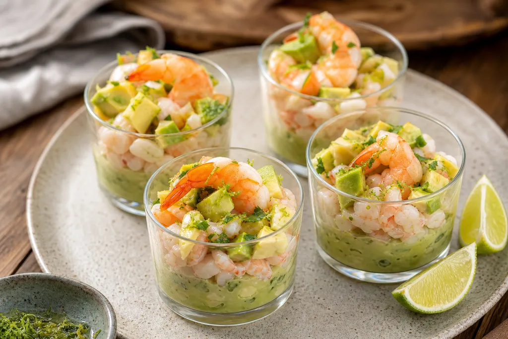 Verrines de Crevettes