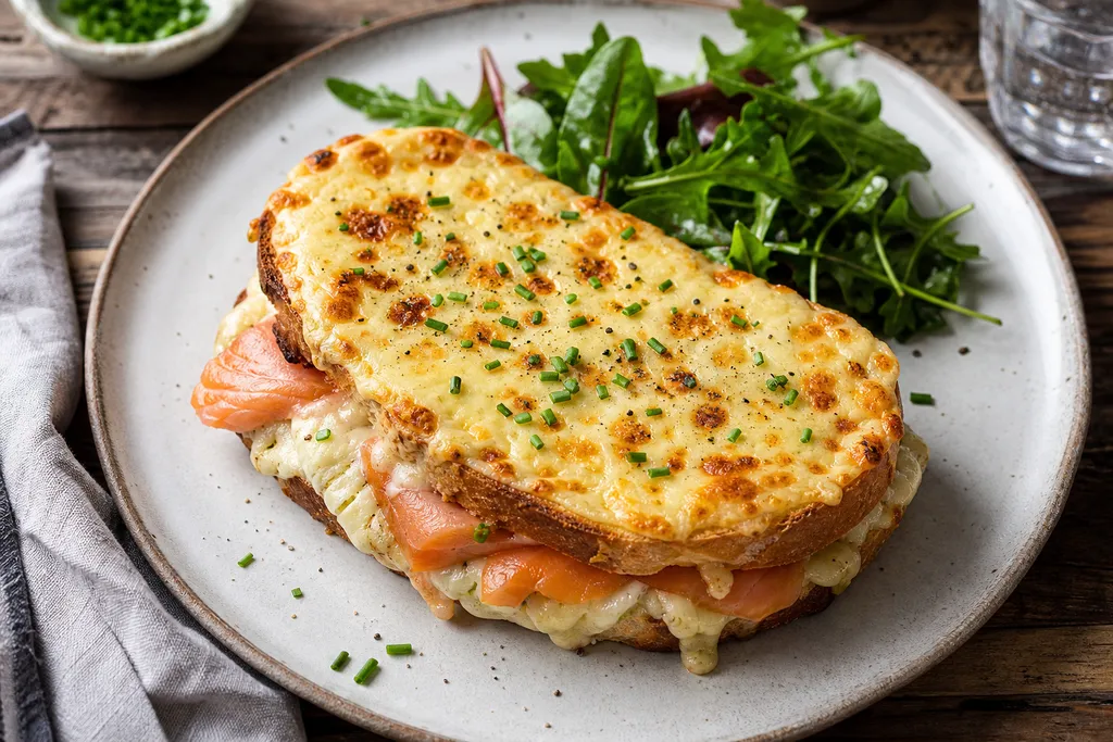 Croque Monsieur Saumon Fumé
