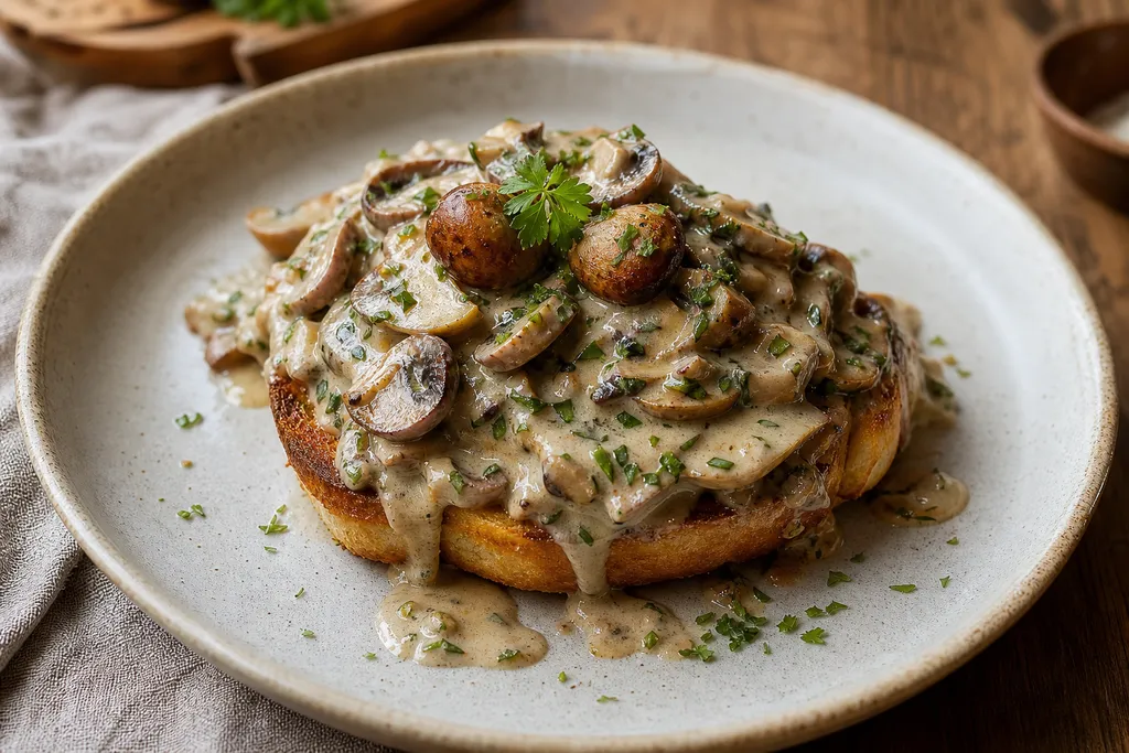 Croûte aux Champignons