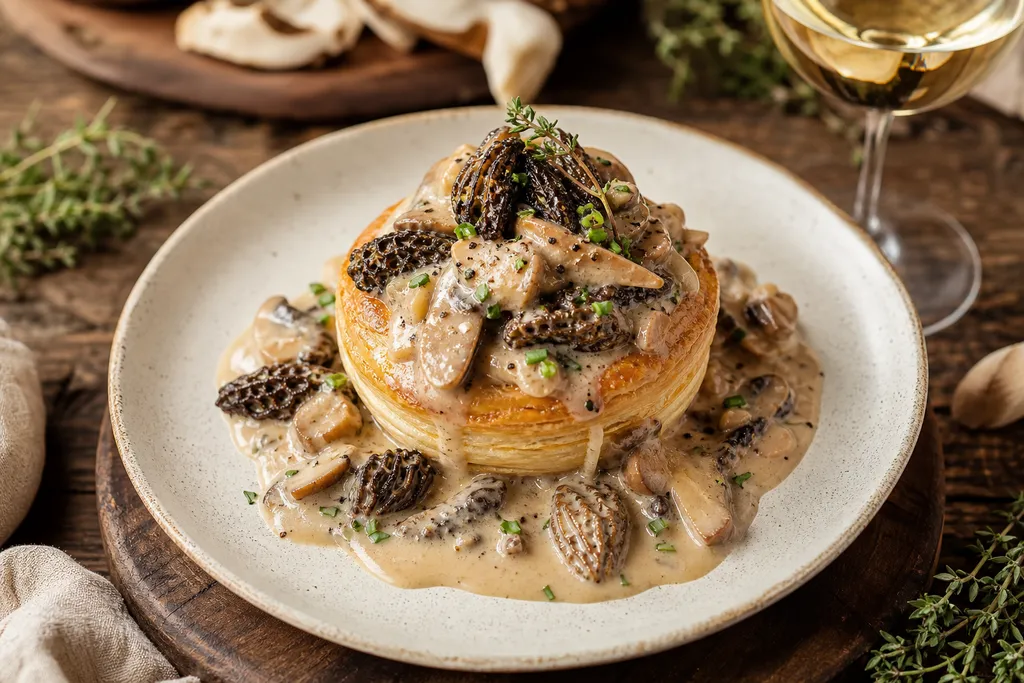Croûte aux Morilles