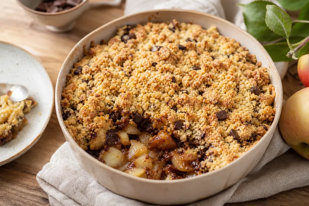 Crumble Pomme-Chocolat