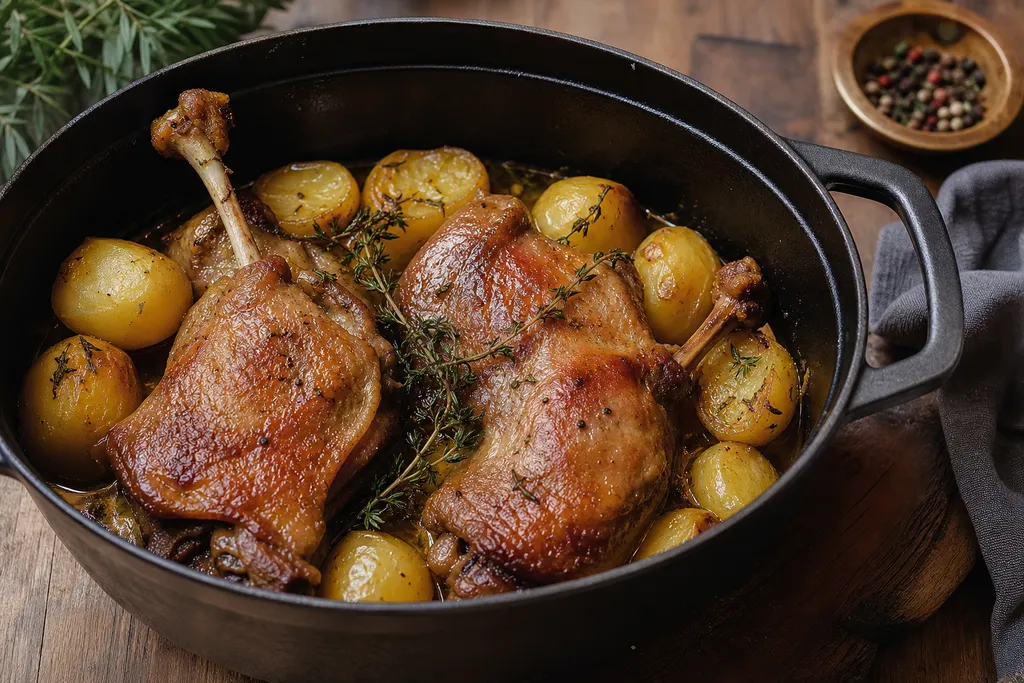 Cuisse de Canard en Cocotte
