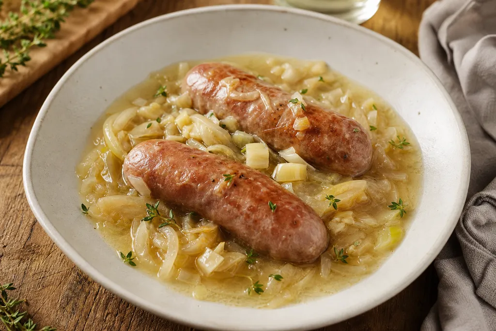 Diots au Vin Blanc