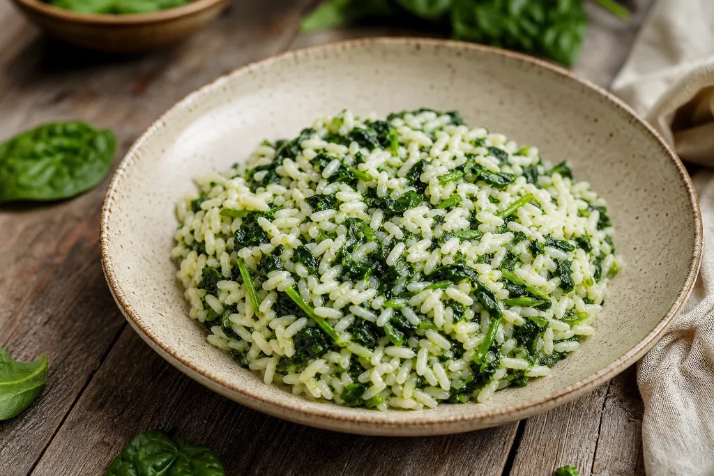 Riz aux Épinards