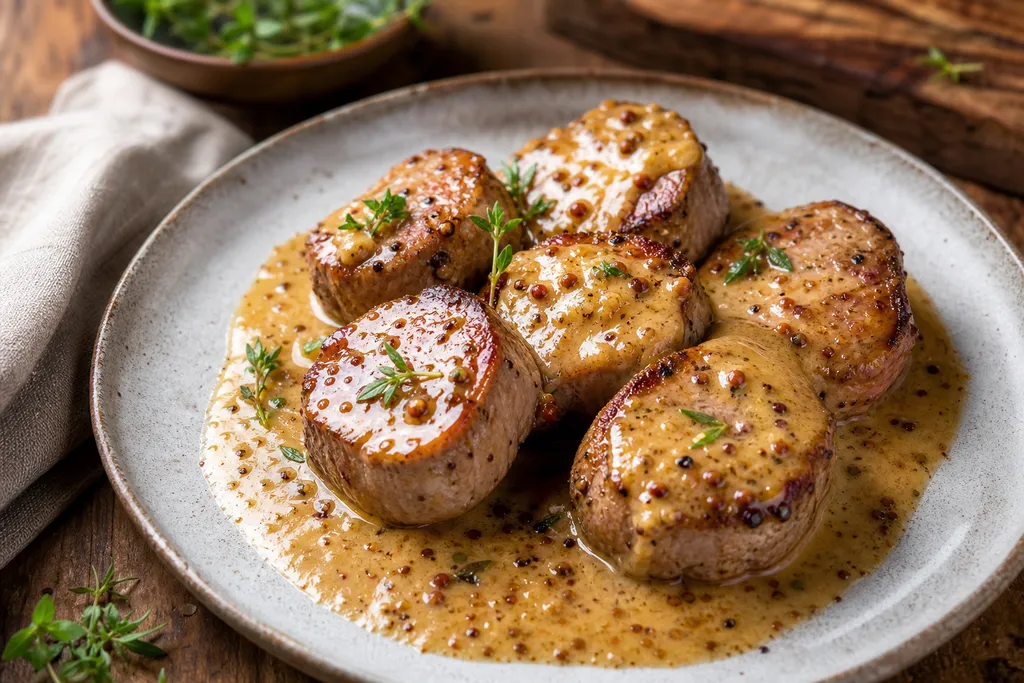 Filet Mignon au Miel et Moutarde