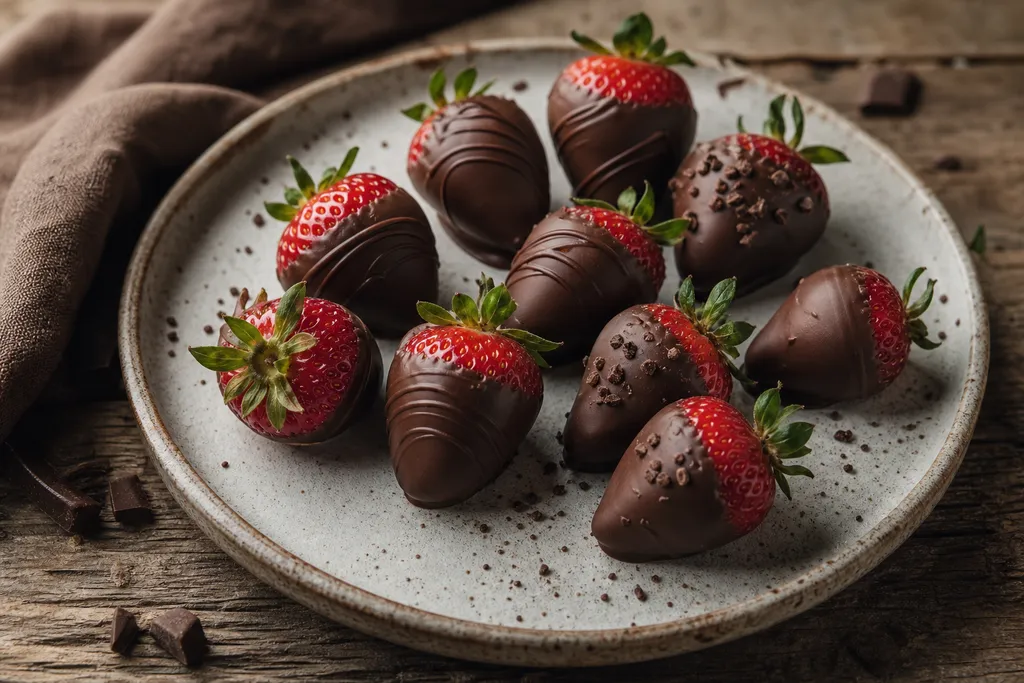 Fraises au Chocolat