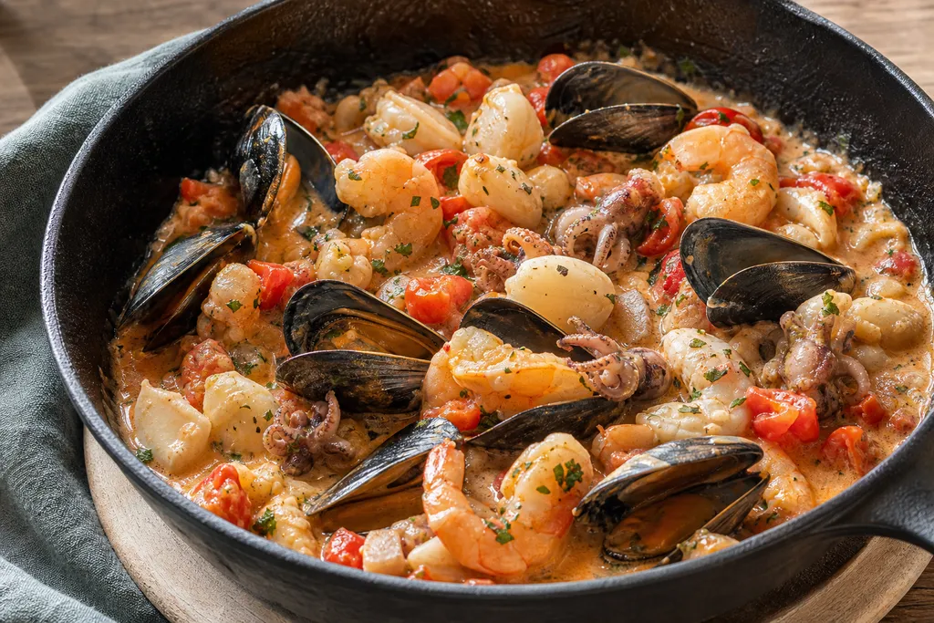 Fruits de Mer Surgelés à la Poêle