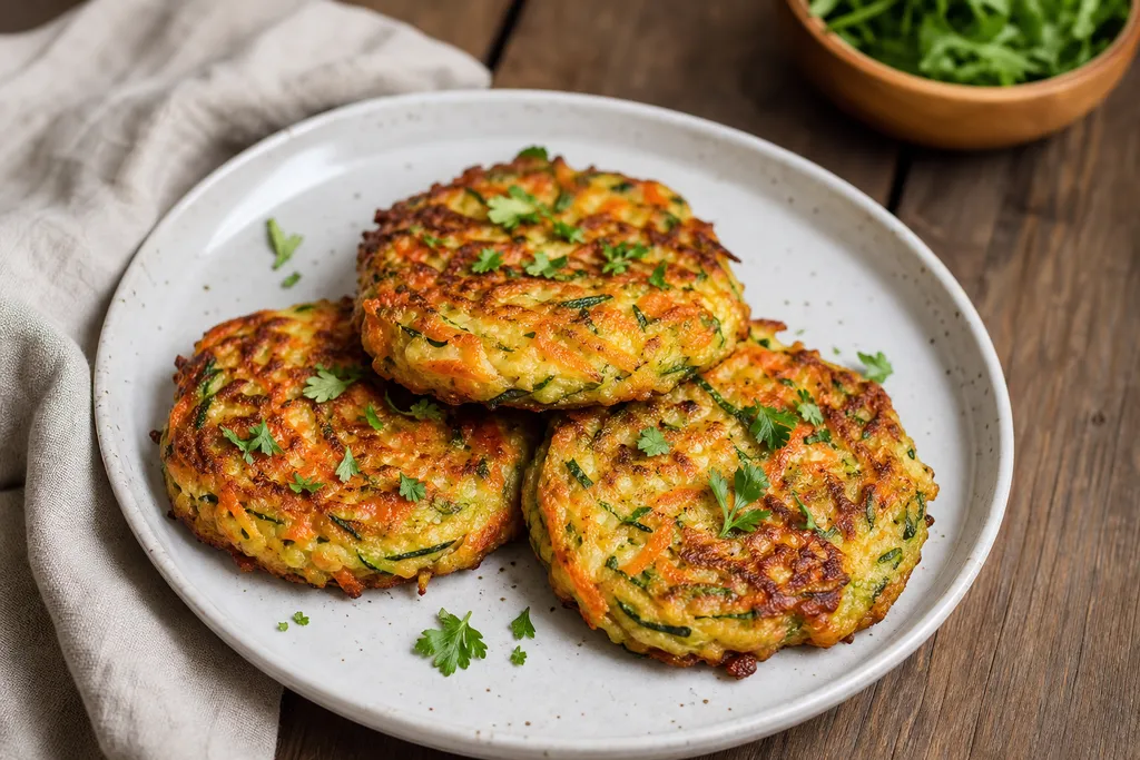Galette de Courgette et Carotte