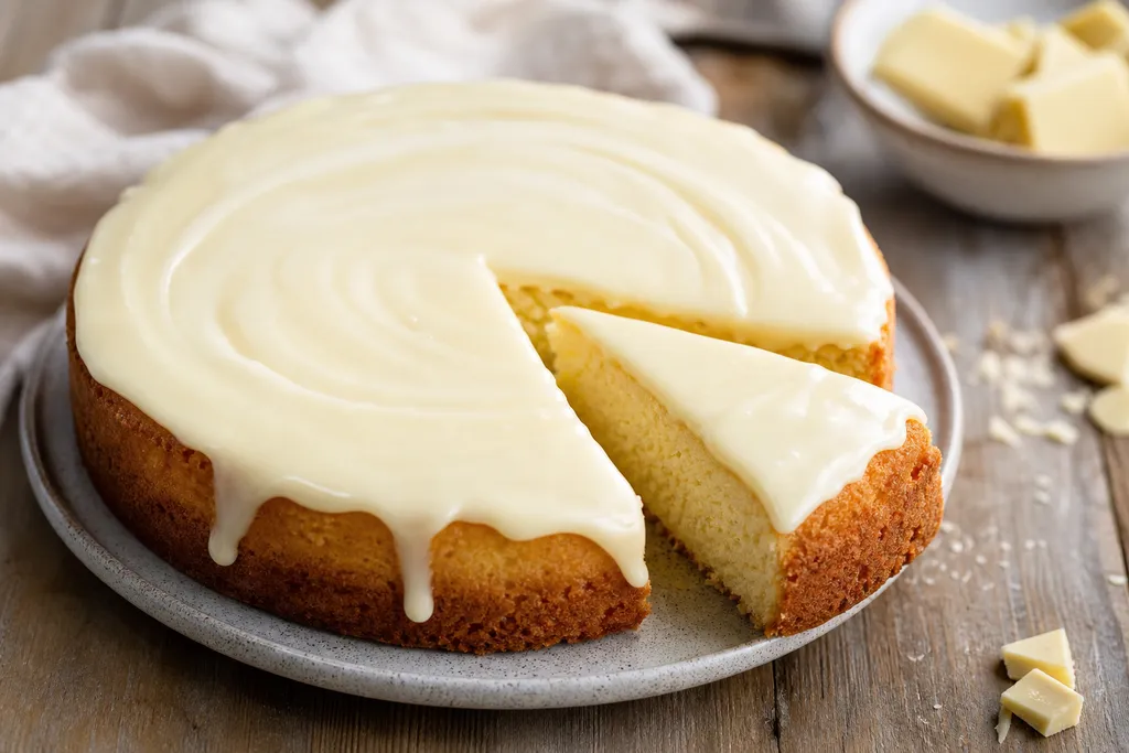 Gâteau au Chocolat Blanc