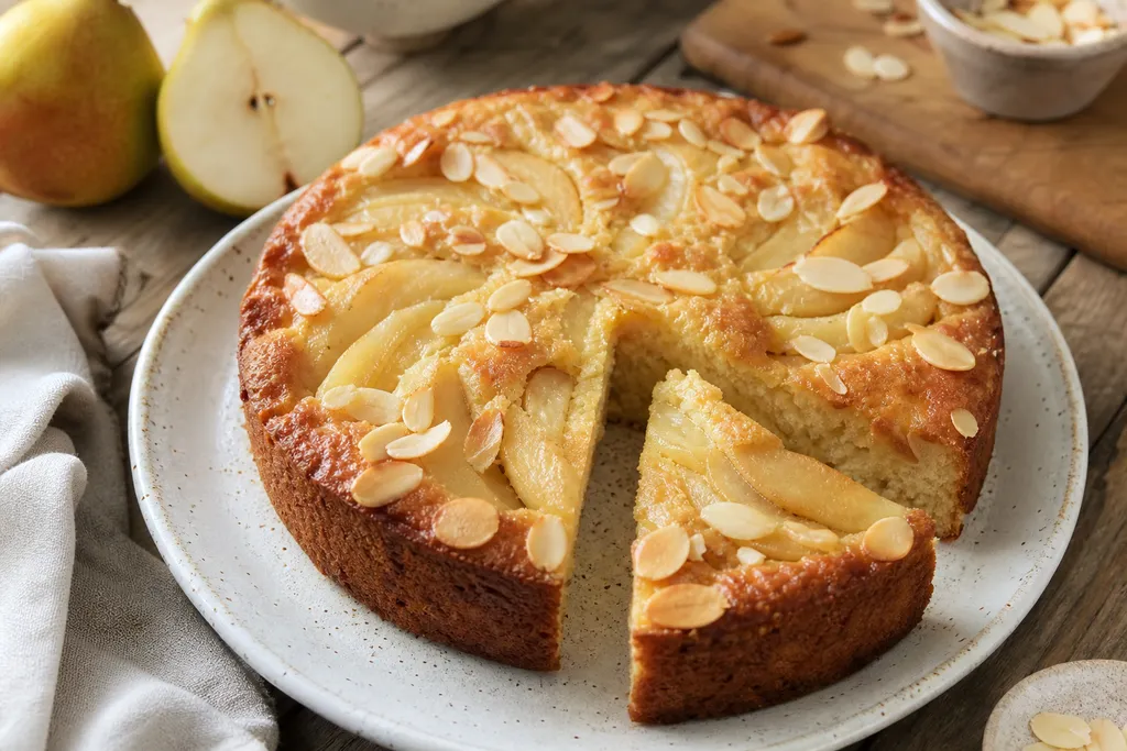 Gâteau au Yaourt aux Poires