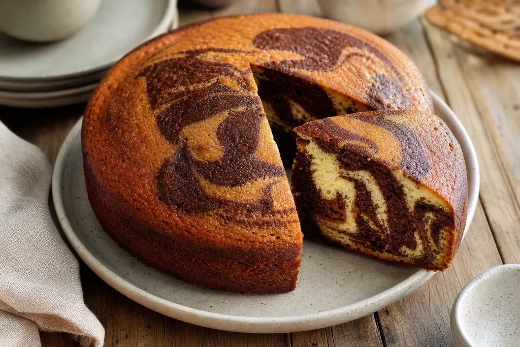 Gâteau au Yaourt Marbré