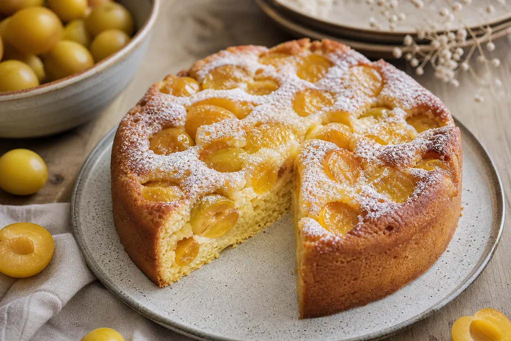 Gâteau aux Mirabelles