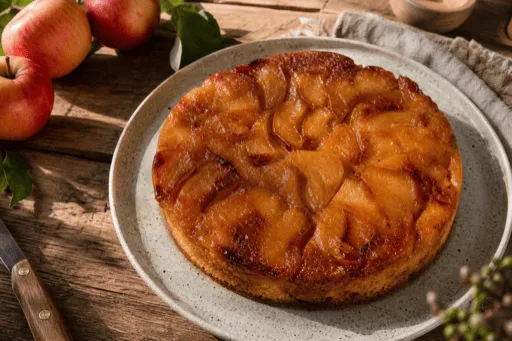 Gâteau aux Pommes Caramélisées
