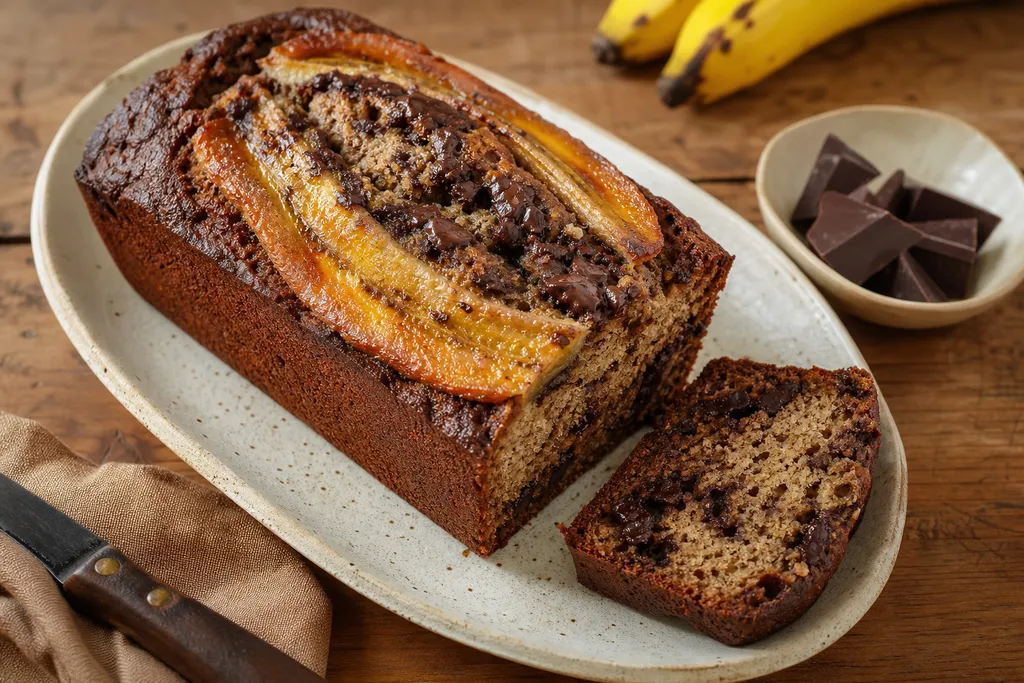 Gâteau Banane Chocolat