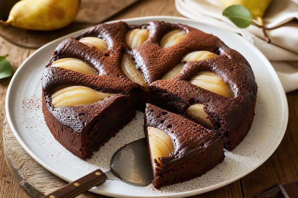 Gâteau Chocolat Poire