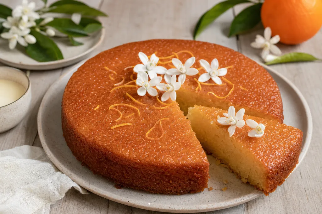 Gâteau à la Fleur d'Oranger