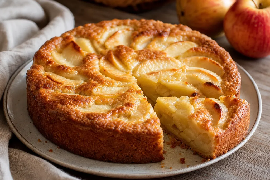 Gâteau Fondant aux Pommes