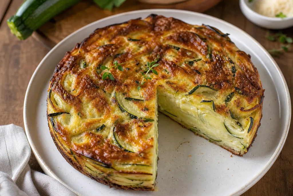 Gâteau Invisible aux Courgettes