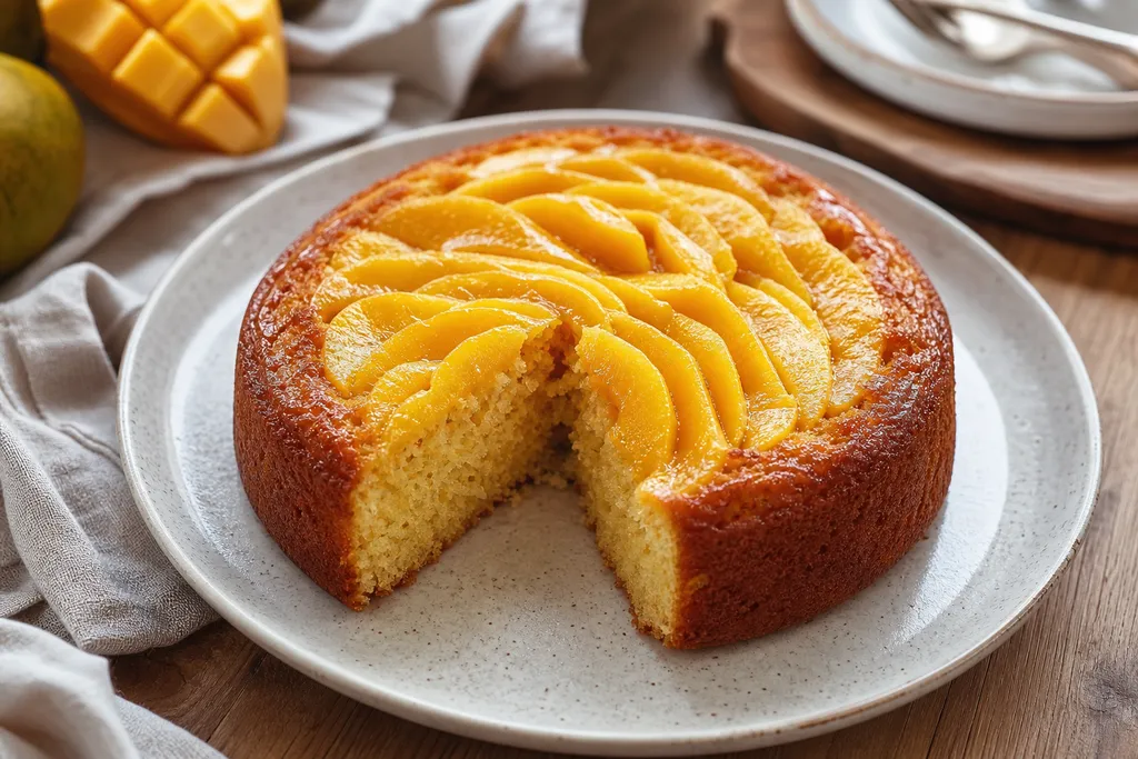 Gâteau à la Mangue