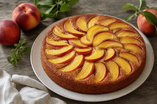 Gâteau à la Nectarine