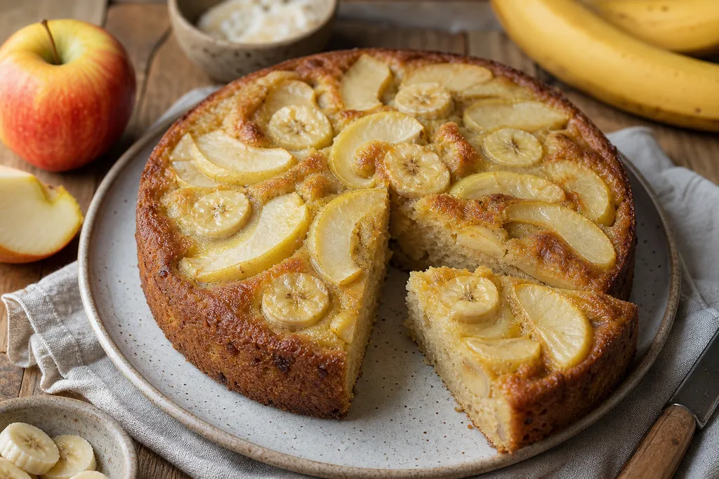 Gâteau Pomme-Banane