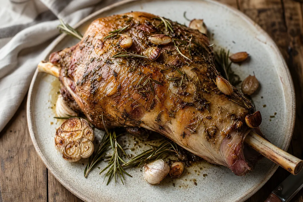 Gigot d'Agneau à Cuisson Lente