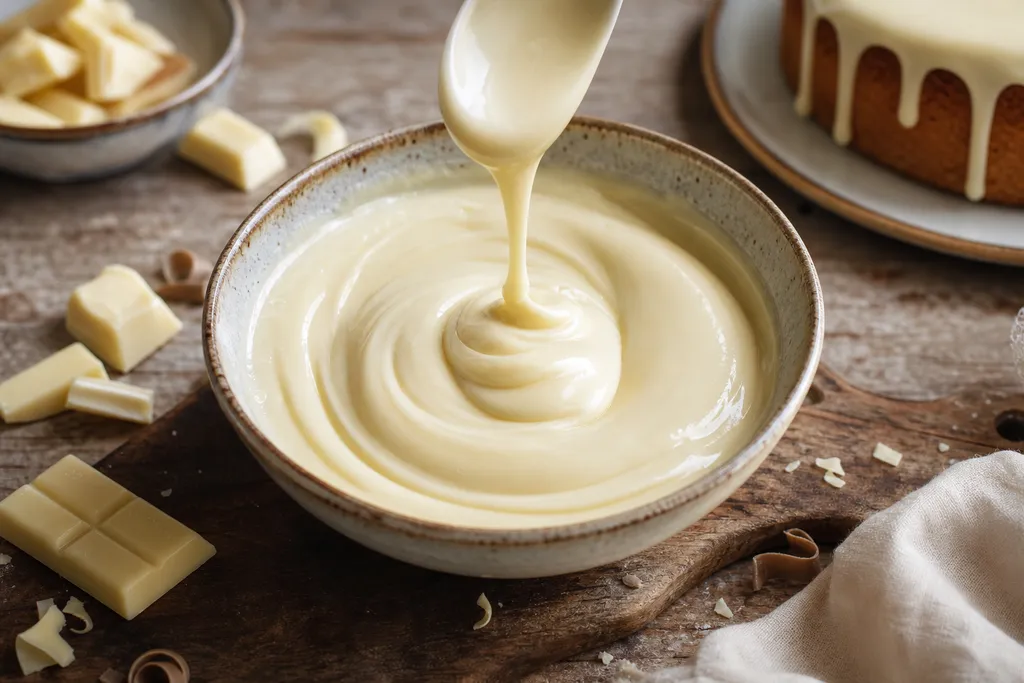 Glaçage au Chocolat Blanc