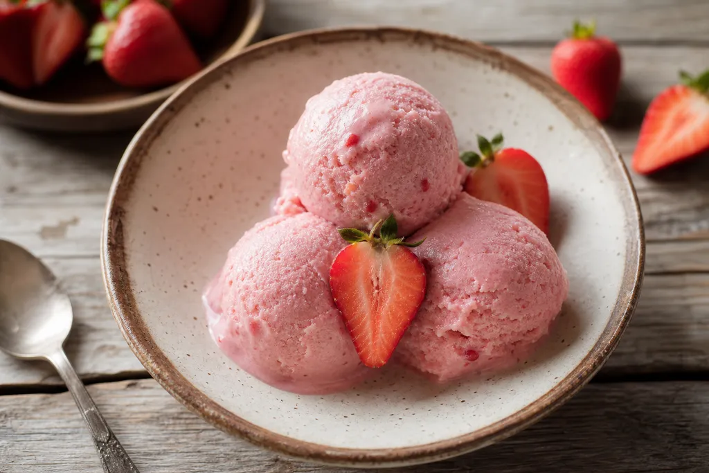 Glace à la Fraise