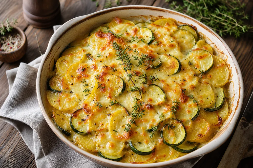 Gratin de Courgettes et Pommes de Terre