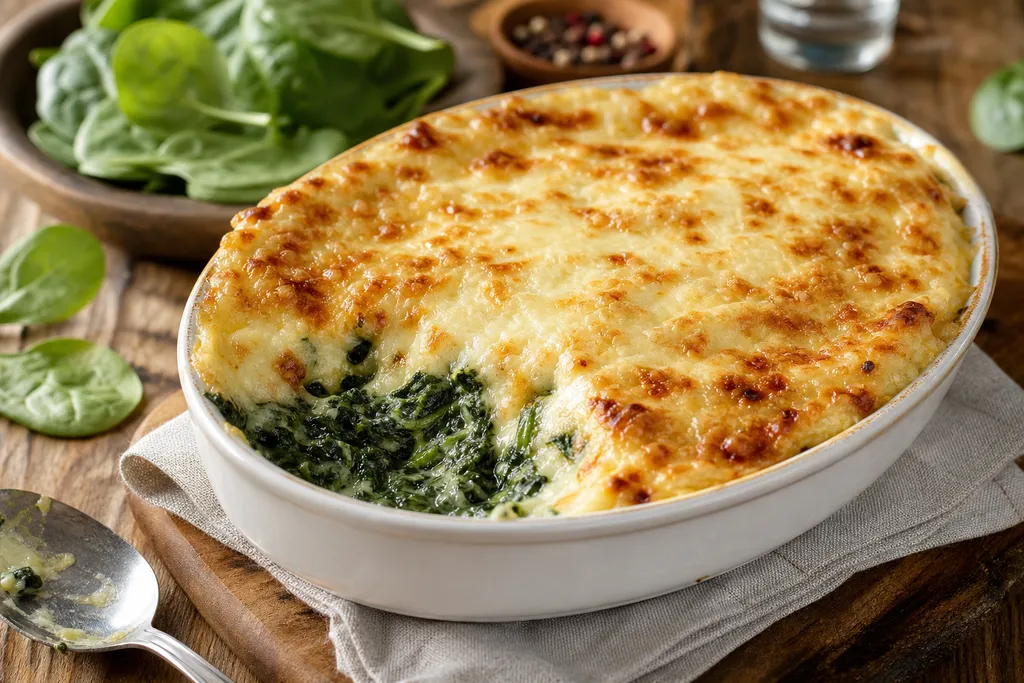 Gratin d'Épinards
