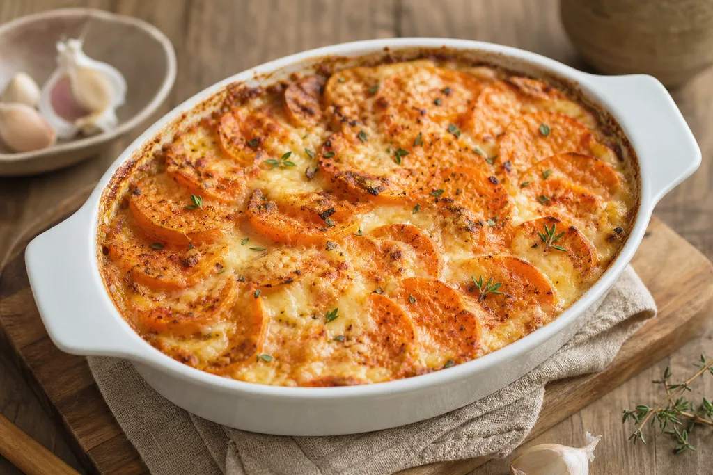 Gratin de Patate Douce