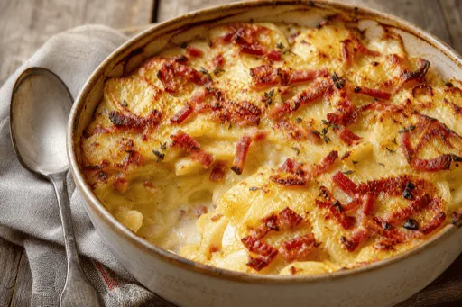 Gratin de Pommes de Terre aux Lardons