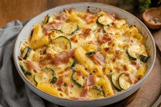 Gratin de Pâtes aux Courgettes
