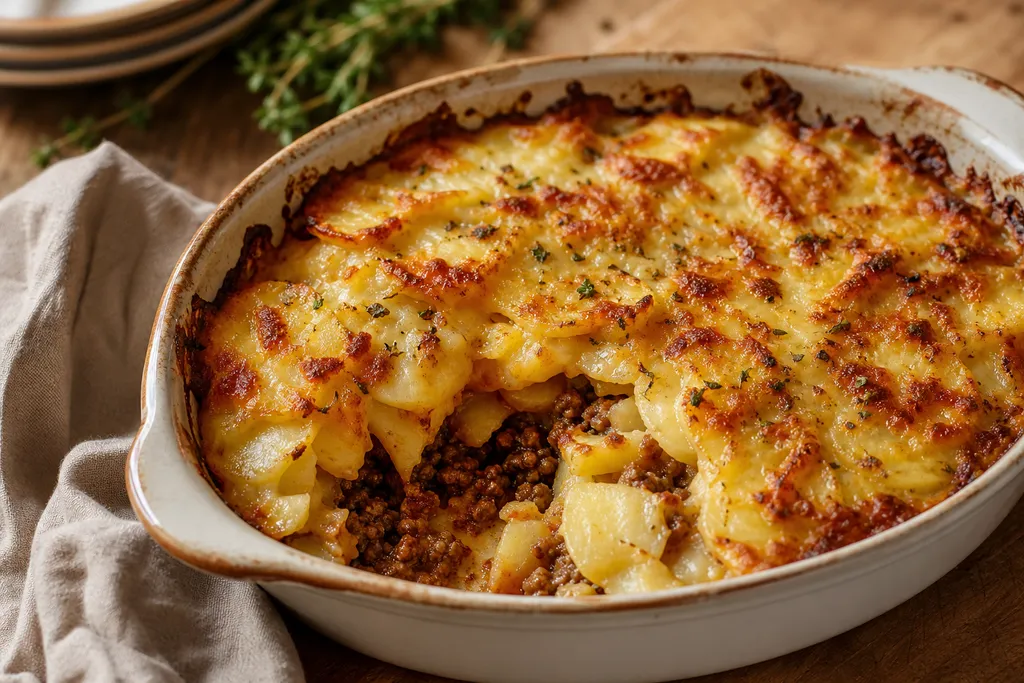 Gratin Pomme de Terre Viande Hachée