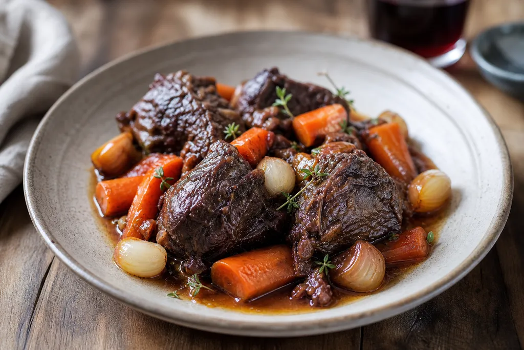 Joue de Bœuf en Daube