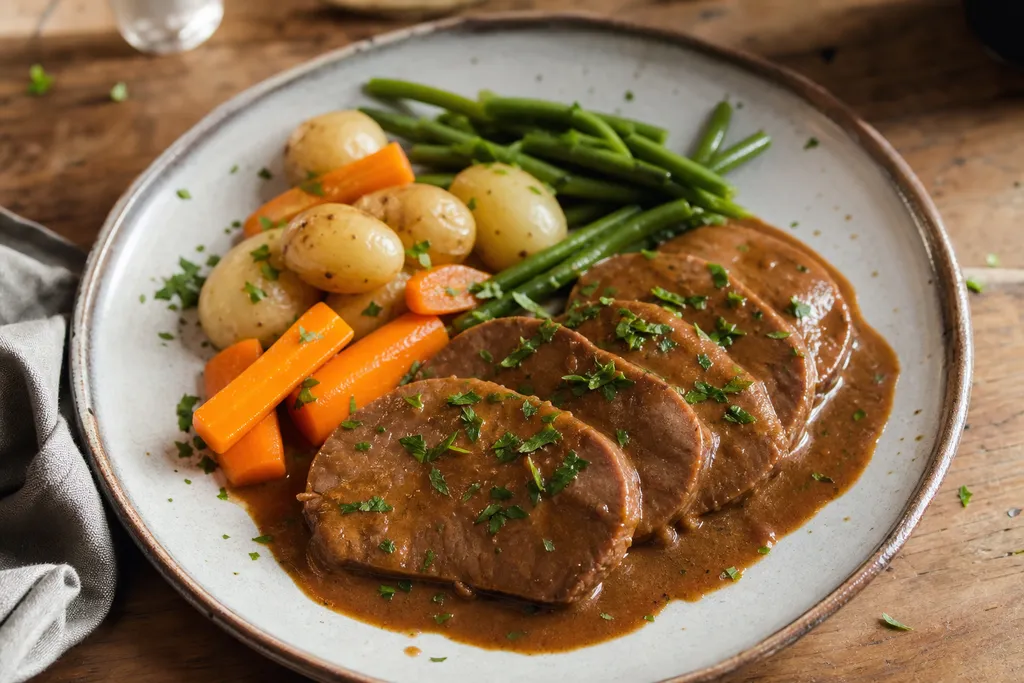 Langue de Bœuf Sauce Madère