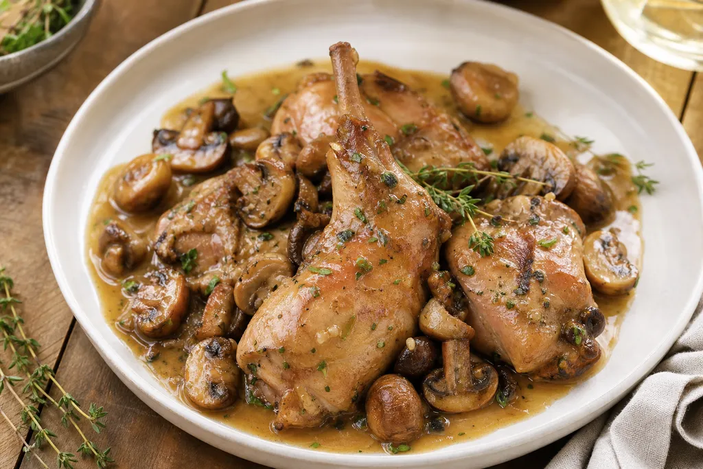 Lapin aux Champignons