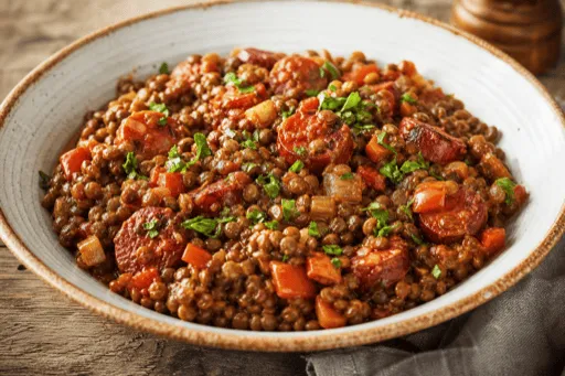 Lentilles au Chorizo
