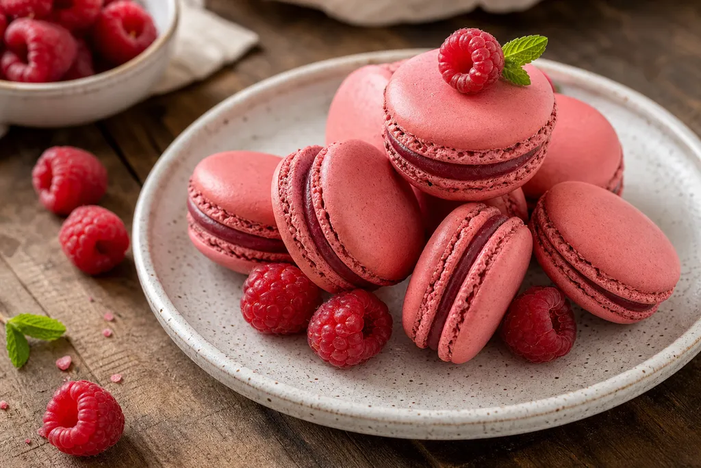 Macaron à la Framboise