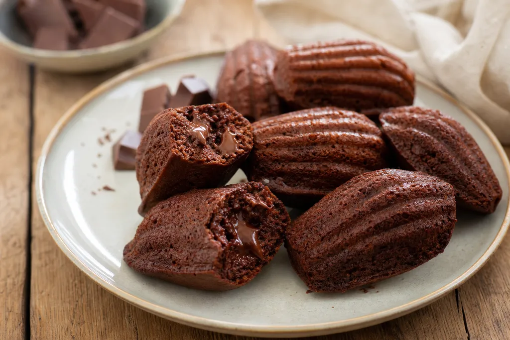 Madeleines au Chocolat