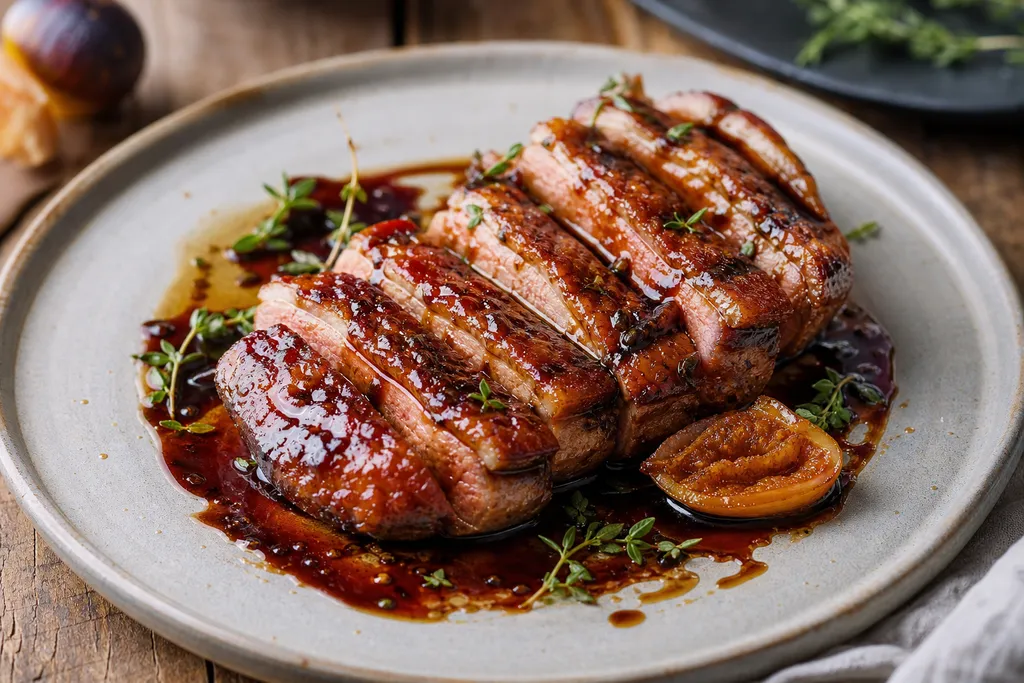 Magret de Canard au Miel et Vinaigre Balsamique