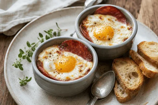 Œuf Cocotte Chorizo