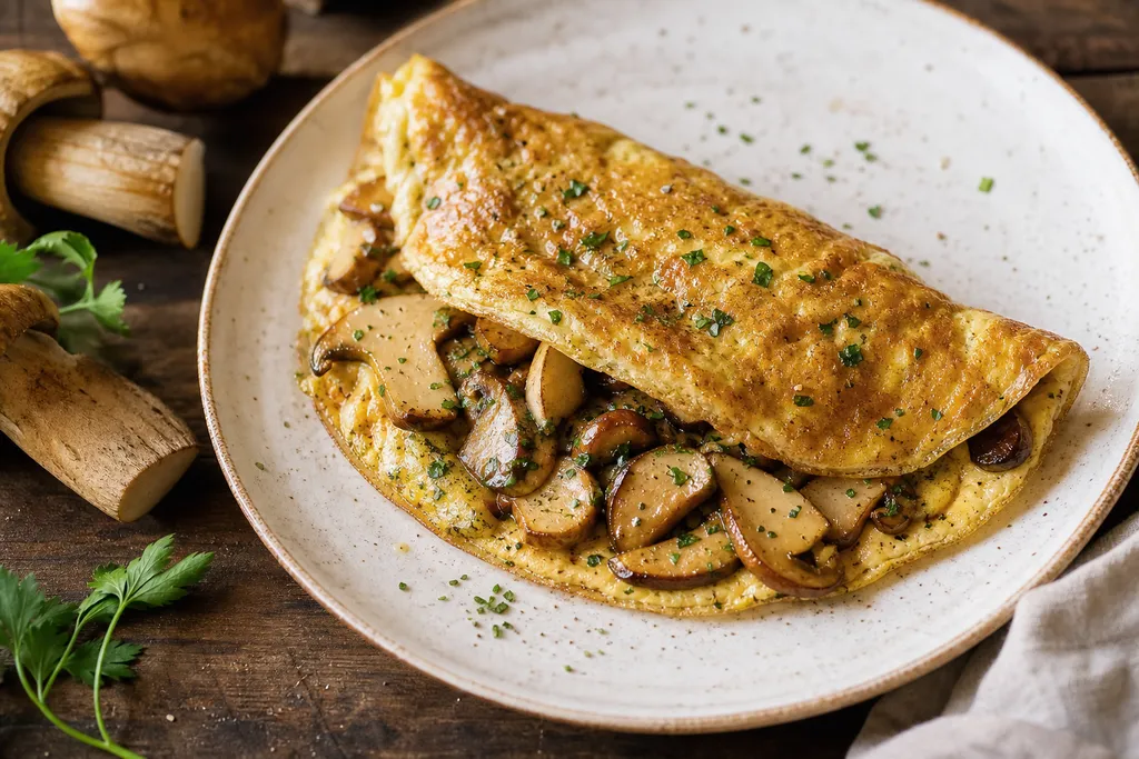 Omelette aux Cèpes