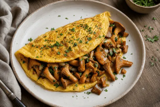 Omelette aux Girolles