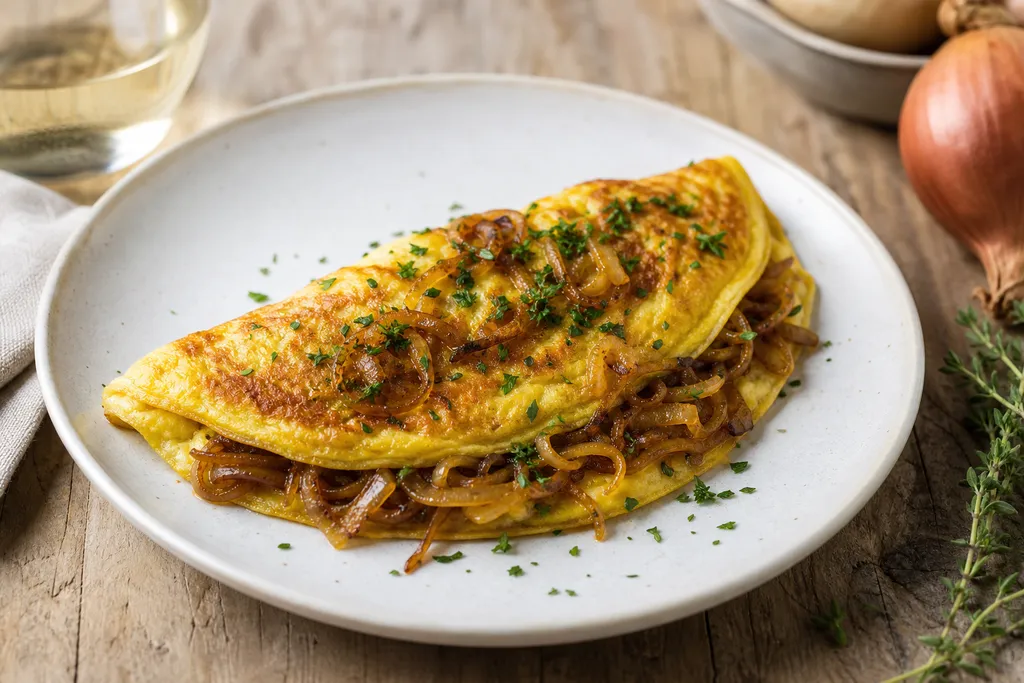 Omelette aux Oignons