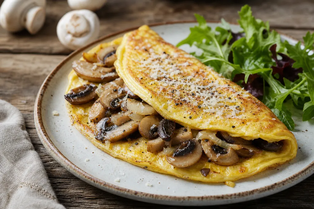 Omelette aux Champignons