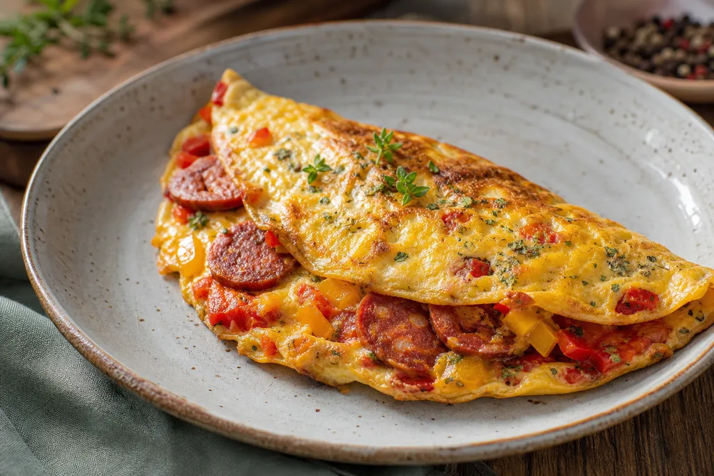Omelette au Chorizo